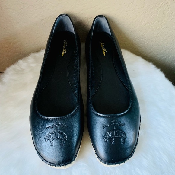Brooks Brothers leather espadrille flats 9 - Picture 5 of 12